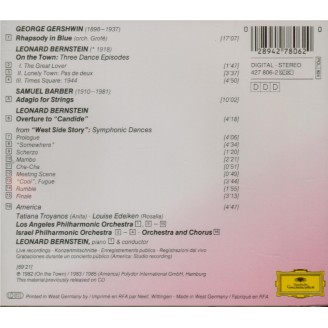 GERSHWIN - Bernstein - Rhapsody in blue